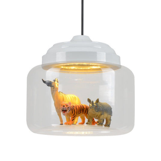 Glass Lamp Cafe Kindergarten Study Kids Room Lights-GraffitiWallArt