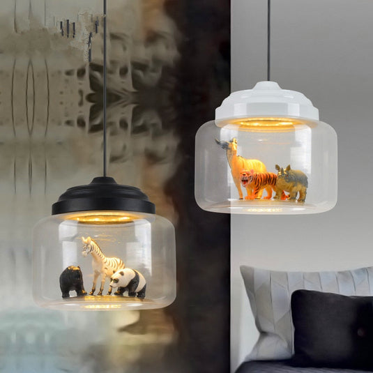 Glass Lamp Cafe Kindergarten Study Kids Room Lights-GraffitiWallArt