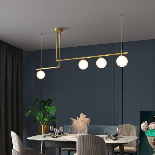 Globe Chandelier: Elegant Lighting for a Striking Ambiance-GraffitiWallArt