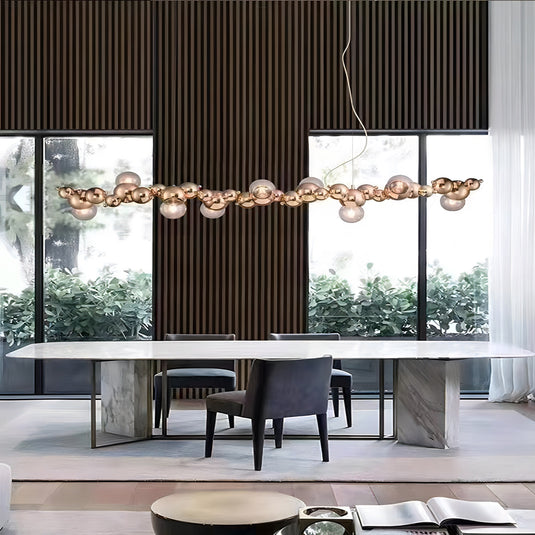 Globes Lustre Chandelier: Elegant and Radiant Lighting-GraffitiWallArt