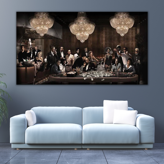 Godfather Scarface Legends Wall Art: Unmatched Decor-GraffitiWallArt