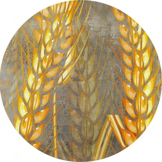 Golden Wheat Field Wallpaper for Home Wall Decor-GraffitiWallArt