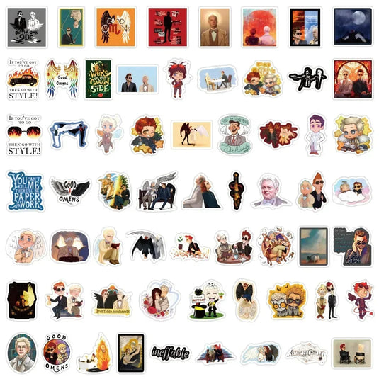 Good omens Latest Stickers Pack-GraffitiWallArt