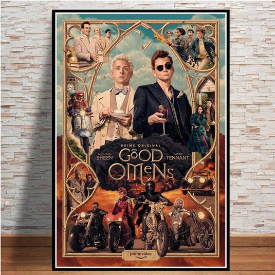 Good Omens Neil Canvas Poster: Artistic Wall D√©cor-GraffitiWallArt