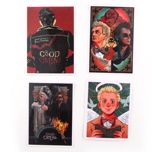 Good Omens Stickers – Unique Designs for Fans-GraffitiWallArt