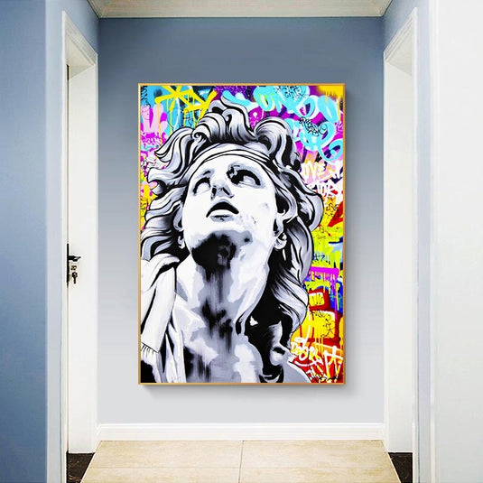 Graffiti Art of David Canvas Wall Art-GraffitiWallArt