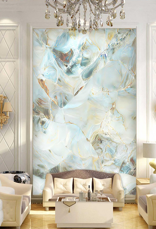 Green Stone Design - Marble Wallpaper Murals-GraffitiWallArt