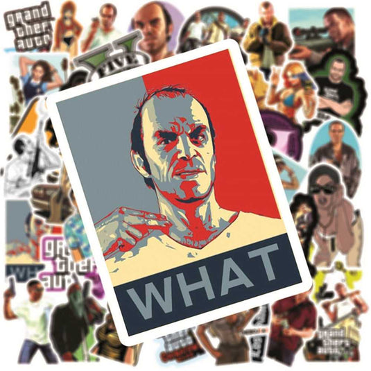 GTA Stickers Pack - Famous Waterproof Bundle-GraffitiWallArt