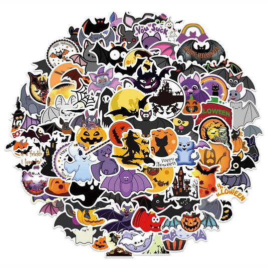 Halloween Stickers: Spooky Decorations for All Ages-GraffitiWallArt