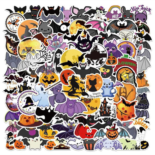 Halloween Stickers: Spooky Decorations for All Ages-GraffitiWallArt