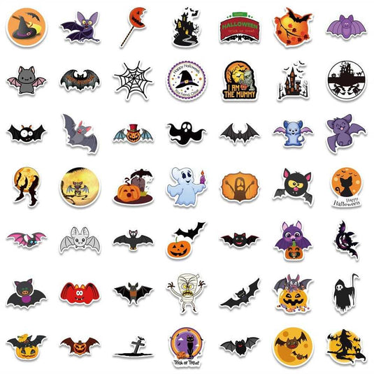 Halloween Stickers: Spooky Decorations for All Ages-GraffitiWallArt