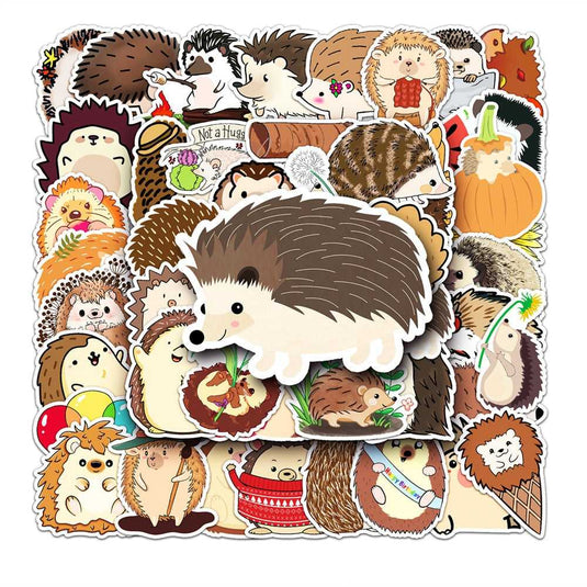 Hedgehog Stickers Pack - Famous Waterproof Bundle Stickers-GraffitiWallArt