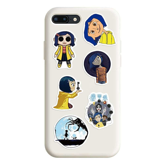 Horror Movie Coraline Stickers Pack - Waterproof Famous Bundle-GraffitiWallArt