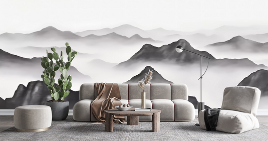 In Mountains Wallpaper Murals - Transform Your Space-GraffitiWallArt