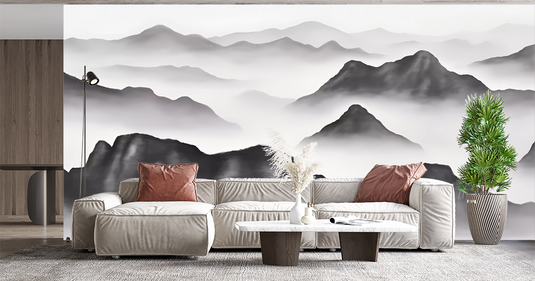 In Mountains Wallpaper Murals - Transform Your Space-GraffitiWallArt