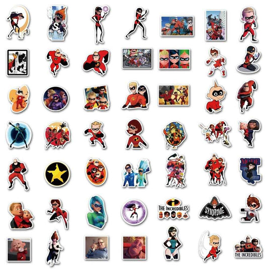 Incredibles Stickers Pack - Disney Movie Themed-GraffitiWallArt