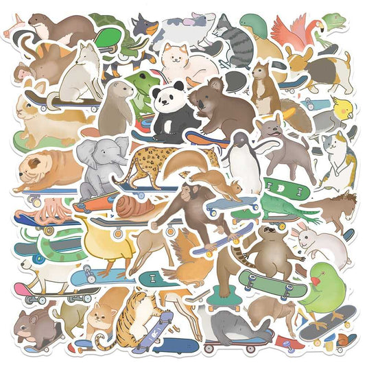 Ink Animal Stickers Pack - Famous and Waterproof Bundle Set-GraffitiWallArt