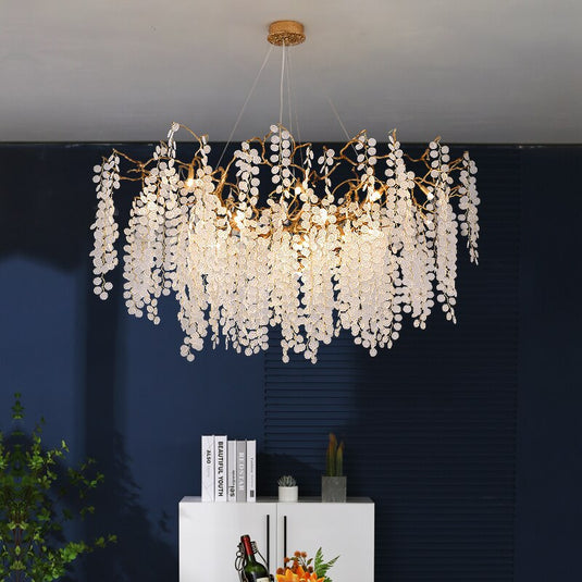 Iron Art Chandelier: Exquisite Design and Craftsmanship-GraffitiWallArt