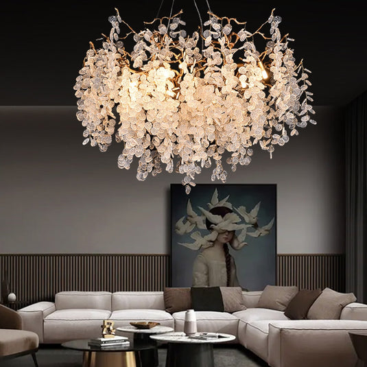 Iron Art Chandelier: Exquisite Design and Craftsmanship-GraffitiWallArt