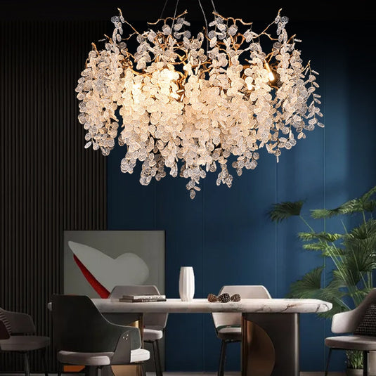 Iron Art Chandelier: Exquisite Design and Craftsmanship-GraffitiWallArt