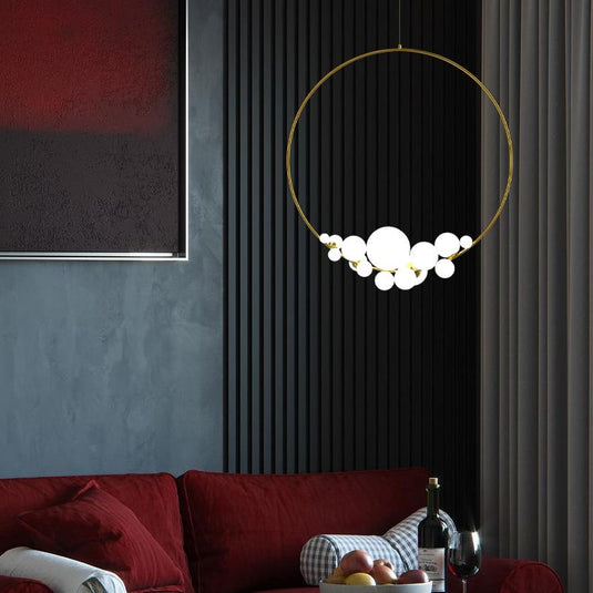 Italian Designer Ring Lighting - Exquisite Elegant Design-GraffitiWallArt