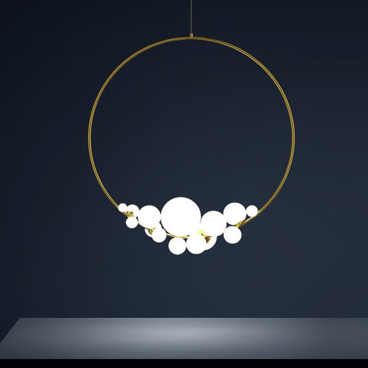 Italian Designer Ring Lighting - Exquisite Elegant Design-GraffitiWallArt