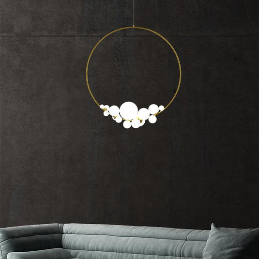 Italian Designer Ring Lighting - Exquisite Elegant Design-GraffitiWallArt