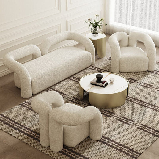 Italiano Minimalist Sofa Set: Elegant and Modern Furniture-GraffitiWallArt