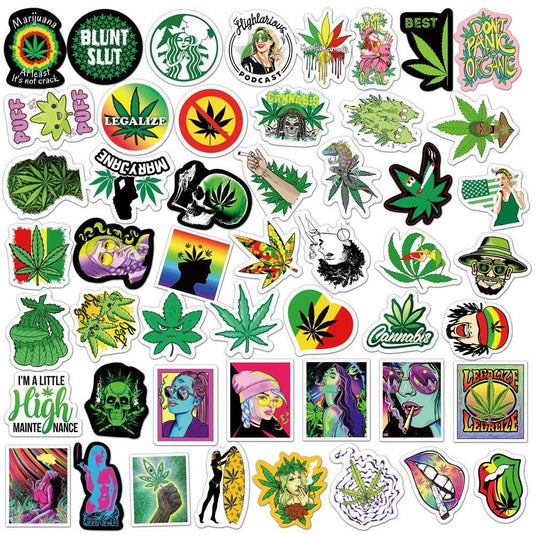 Jamaican Flag Smoking Stickers – Show your pride-GraffitiWallArt