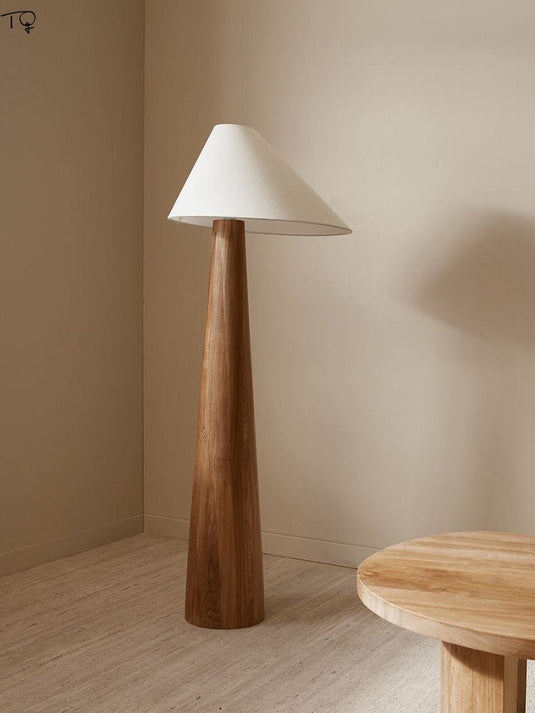 Japanese Wood Floor Lamp: Stylish Lighting Solution-GraffitiWallArt