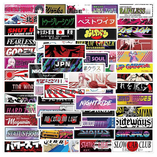 JDM Sticker Pack - Famous and Waterproof Bundle-GraffitiWallArt