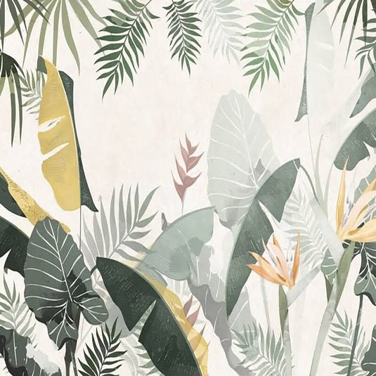 Jungle Comfort Wallpaper Mural-GraffitiWallArt