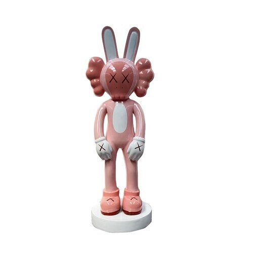 KAWS Accomplice Vinyl Figure Pink – Authentic Collectible-GraffitiWallArt