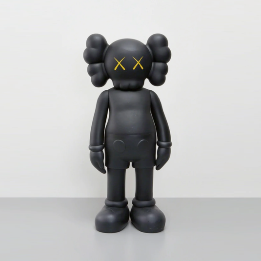 KAWS Four 4 Foot Companion Matt Black-GraffitiWallArt