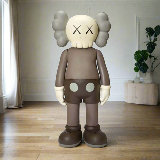 KAWS Four Foot Companion Grey-GraffitiWallArt