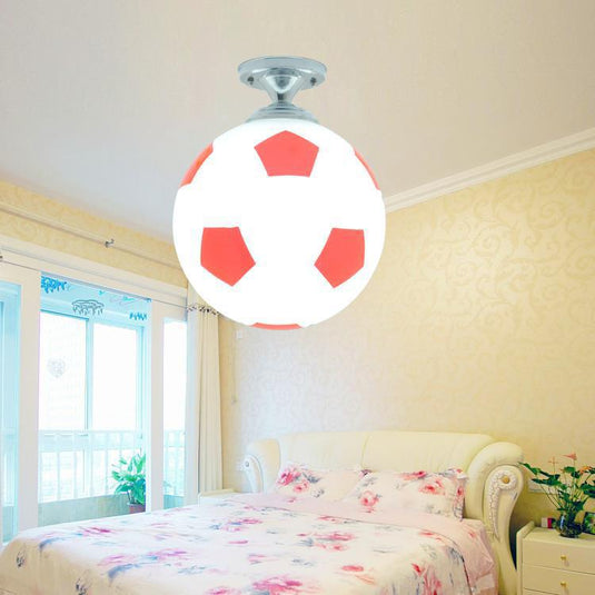 Kids Basketball Football Ceiling Light | Kids Room Decor Lights-GraffitiWallArt