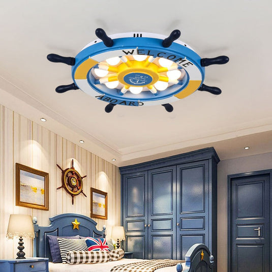 Kids Boat Wheel Light: Fun and Safe Accessories for Boating-GraffitiWallArt