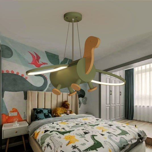 Kids Dinosaur Ceiling Light - Fun Room Decor for Children-GraffitiWallArt