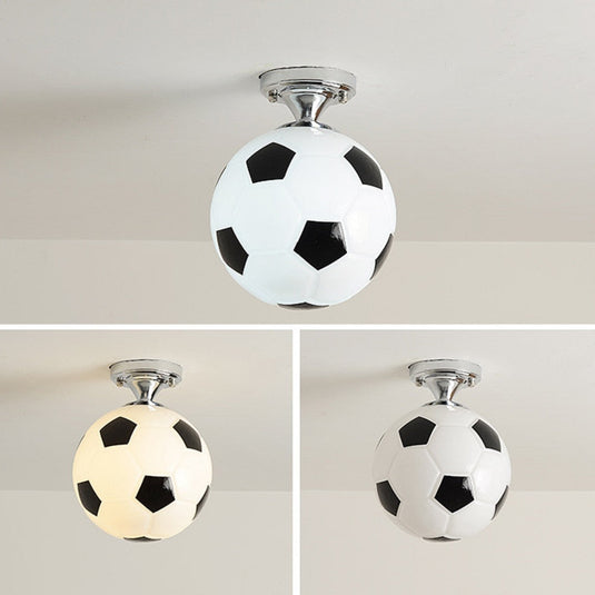 Kids Football Pendant Ceiling Light | Kids Room Decor Lights-GraffitiWallArt