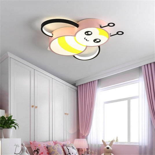 Kids Honey Bee Ceiling Light | Kids Room Decor Lights-GraffitiWallArt