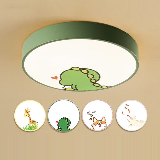 Kids Room Animals Ceiling Light | Kids Room Fancy Ceiling Lights-GraffitiWallArt