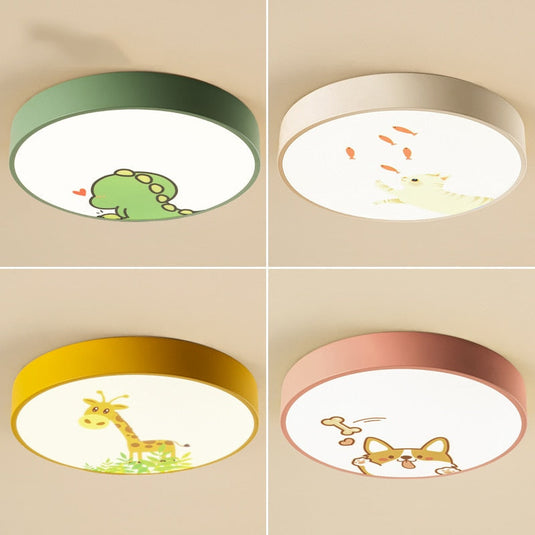 Kids Room Animals Ceiling Light | Kids Room Fancy Ceiling Lights-GraffitiWallArt