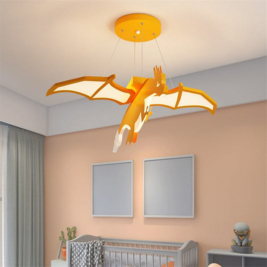 Kids Room Dino Light - Dinosaur Ceiling Chandelier Lights-GraffitiWallArt