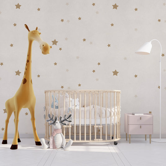 Kids Room Wallpaper Mural - Daylight Stars-GraffitiWallArt