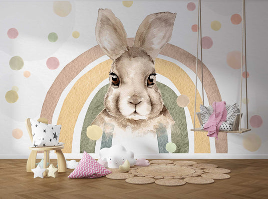 Kids Room Wallpaper Mural for Peter Rabbit-GraffitiWallArt