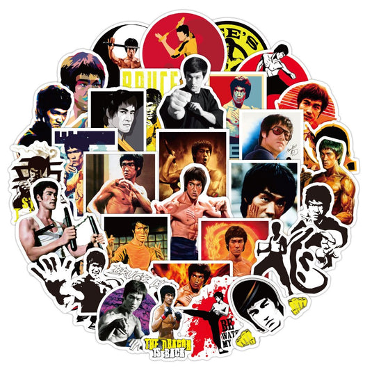 Kung Fu Stickers Pack: Martial Arts-inspired Decals-GraffitiWallArt