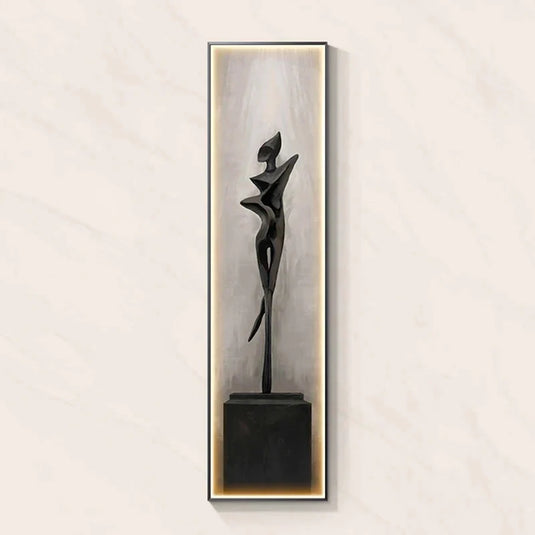 LED Abstract Lady Art Wall Lamp for Home Decoration-GraffitiWallArt