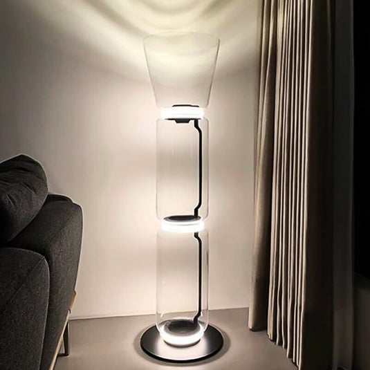 LED Glass Floor Lamp Lighting for Living Room-GraffitiWallArt