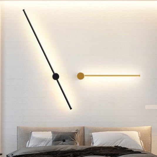 LED Lines Wall Lamp: Illuminate Your Space Effortlessly-GraffitiWallArt