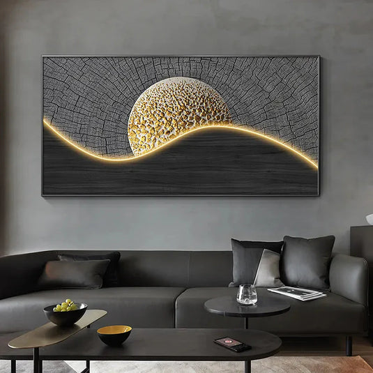 LED Moon Wall Hanging Lamp - Creative and Modern Design-GraffitiWallArt